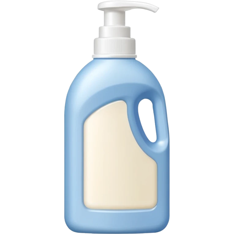detergent bottle, cream colored, small white cap emoji