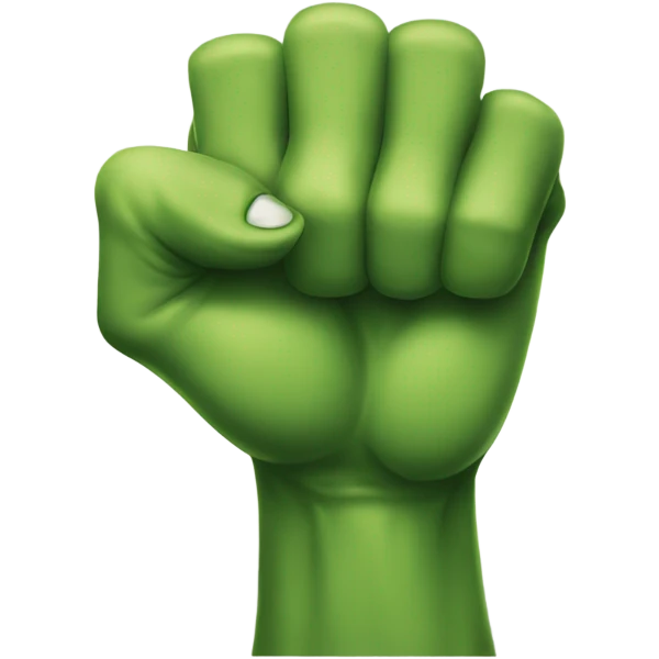 Hulk THUMB UP emoji