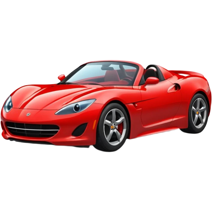 red sports car emoji