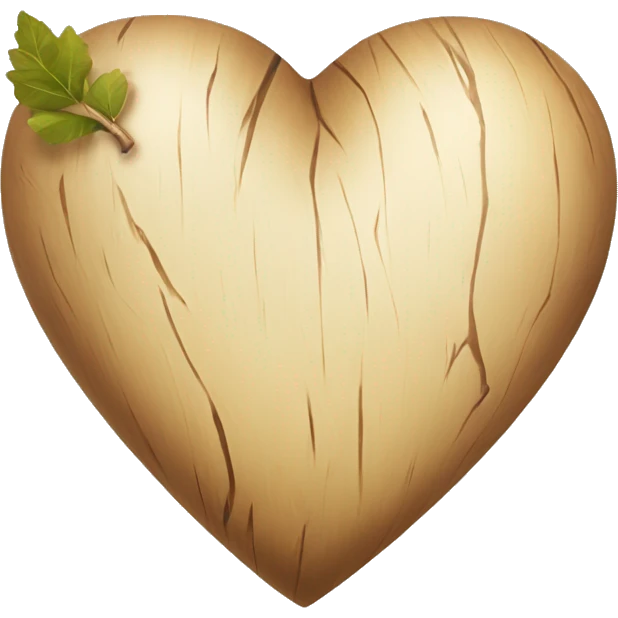 Light birch heart emoji emoji
