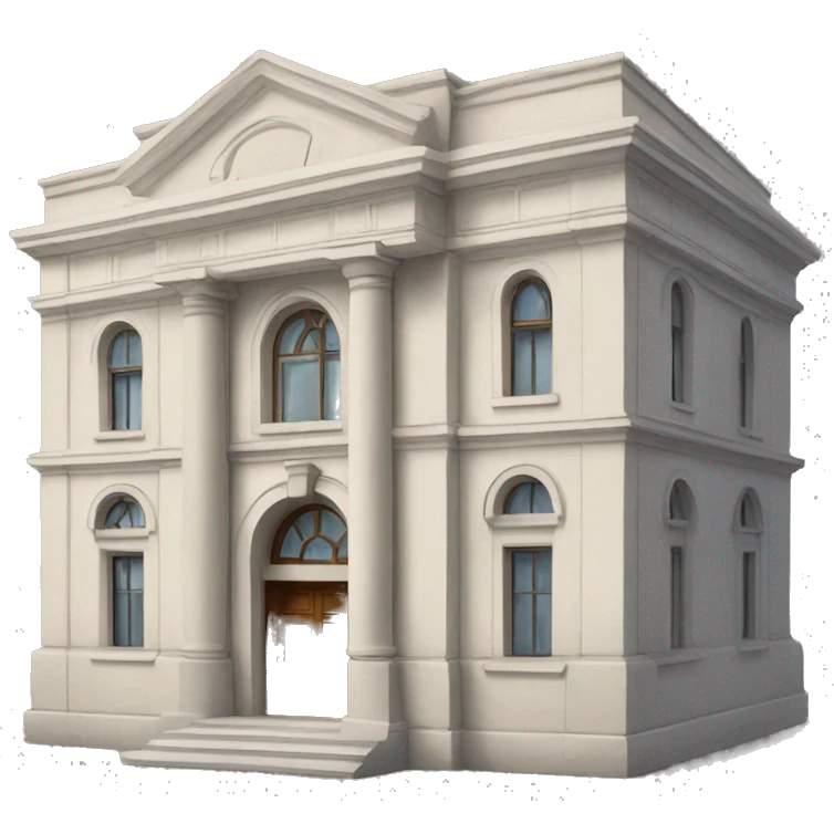 Building with architectural details emoji