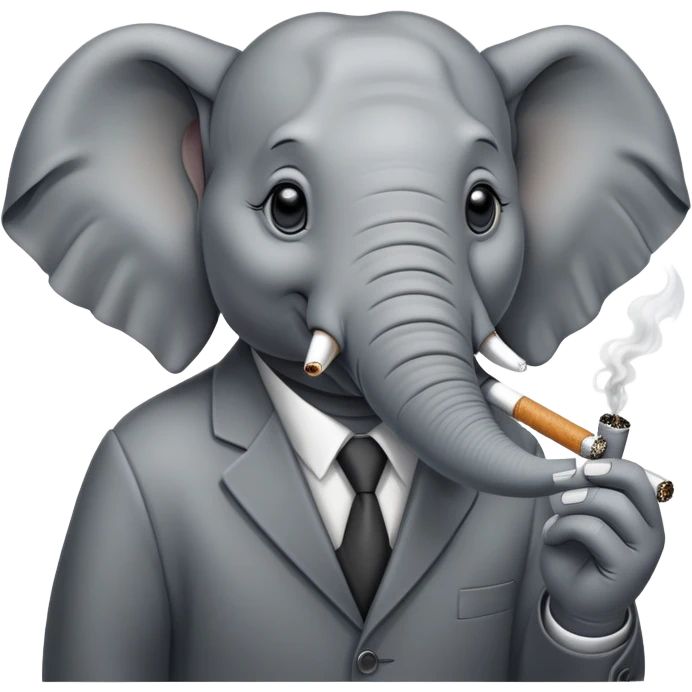 Cigarett elephant emoji