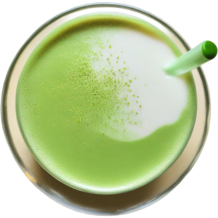 Matcha latte  emoji