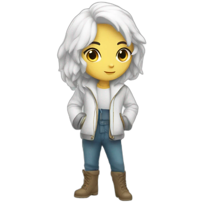 Coeur blanc emoji
