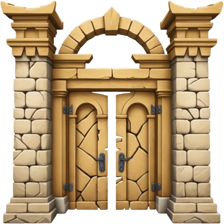 Cracked Temple Gate emoji