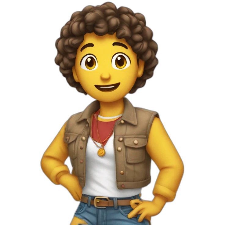 Chico y chica besándose  emoji