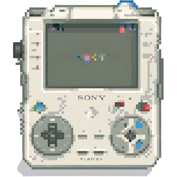 белый плеер Sony, no background emoji