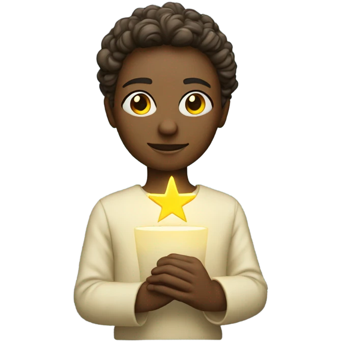 Hope wearing halo emoji