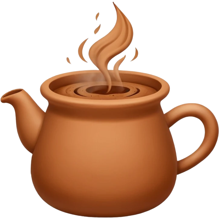 generate an ios genmoji of a chai in a kulhad emoji