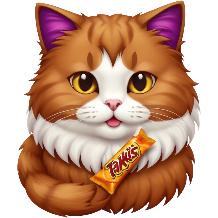cat eating takis emoji