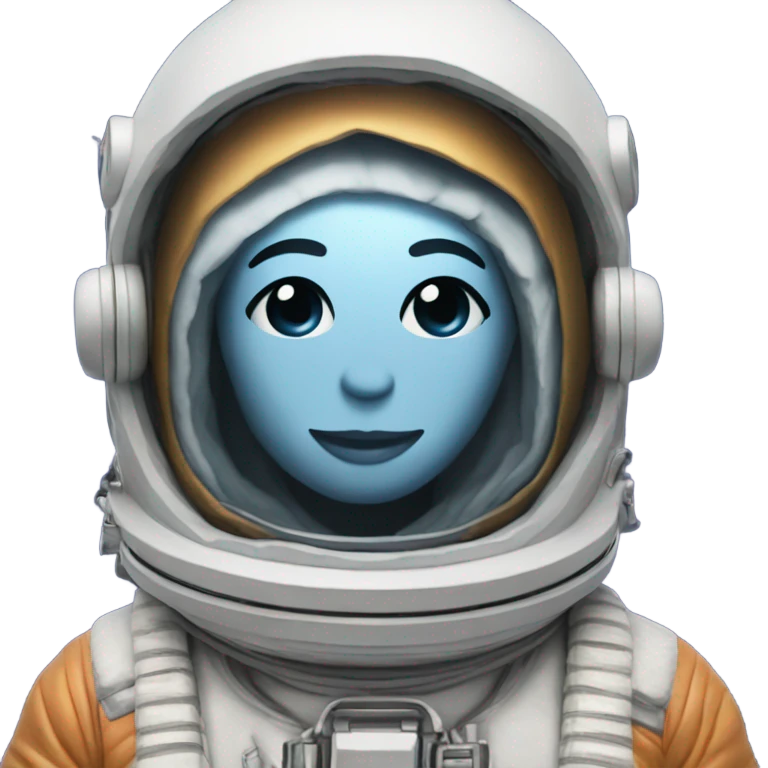 Floating coachella astronaut Christmas emoji