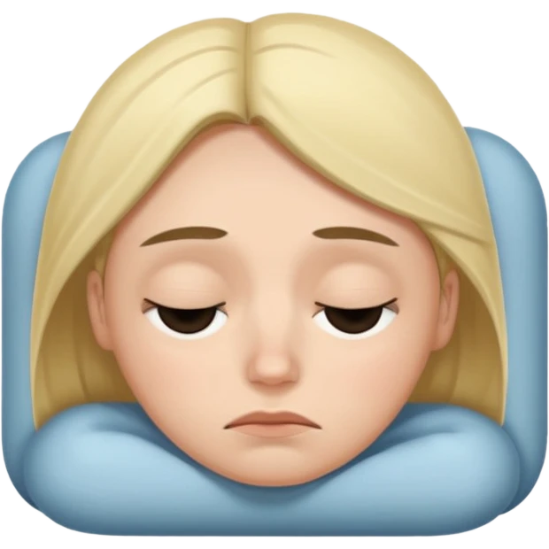 a sleepy and tired person emoji
