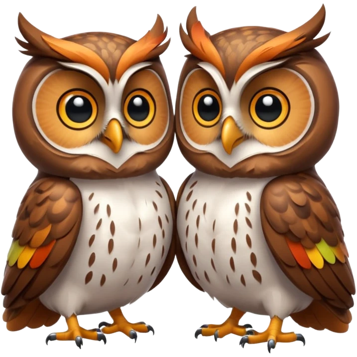 Chat x hiboux  emoji