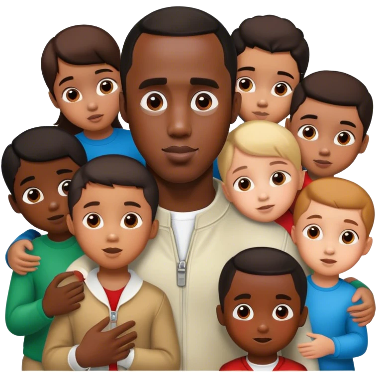 Diddy with little kids  emoji