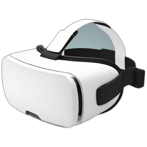 white vr headset christmas decoration emoji