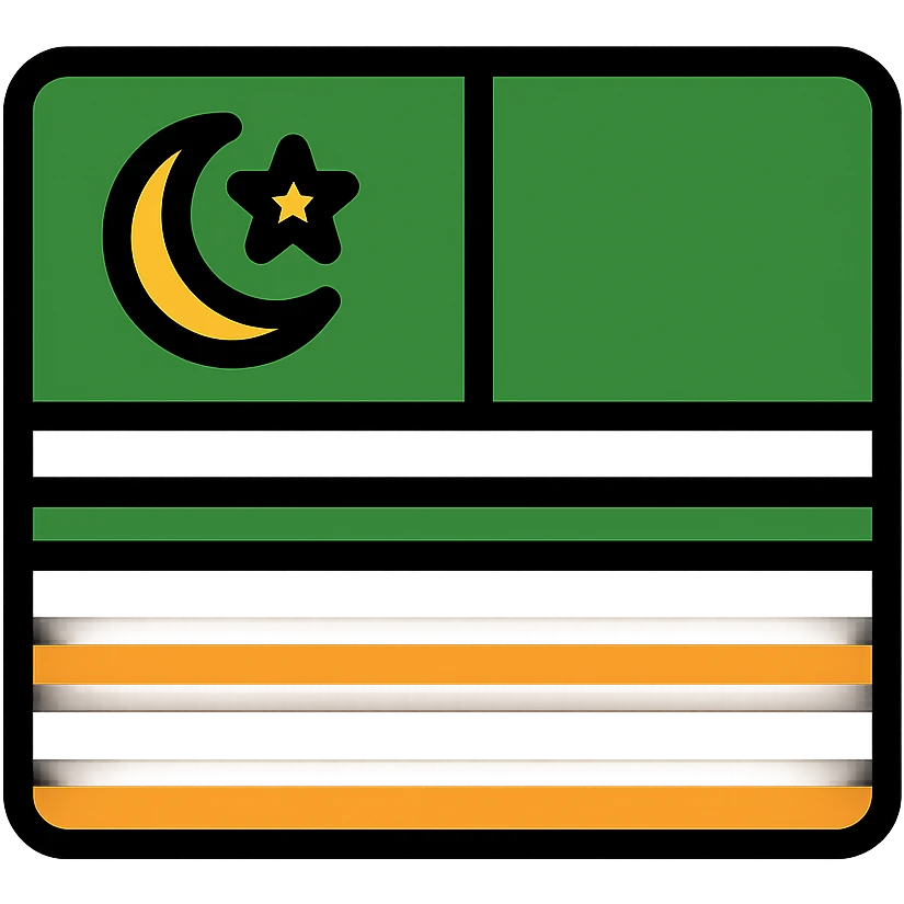 Azad Kashmir flag icon emoji