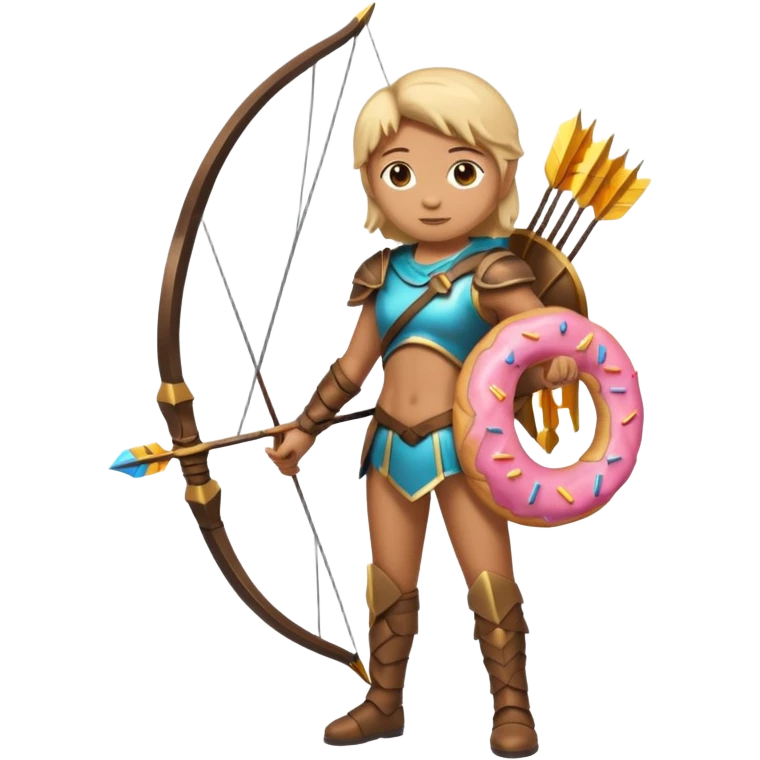Donut Archer full body emoji