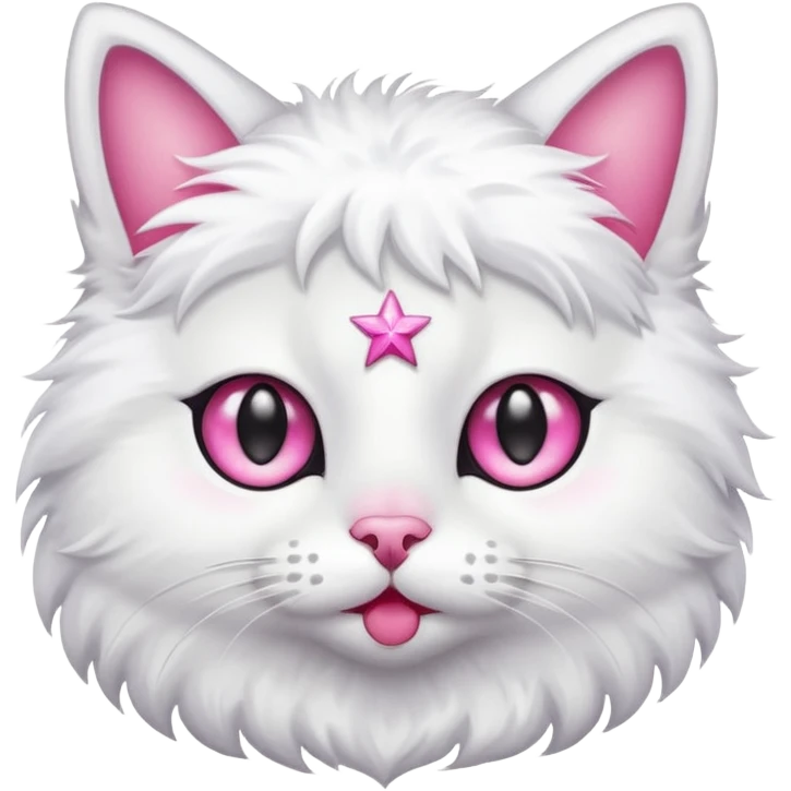 Yıldız gözlü kedi emjisi🐱⭐ emoji