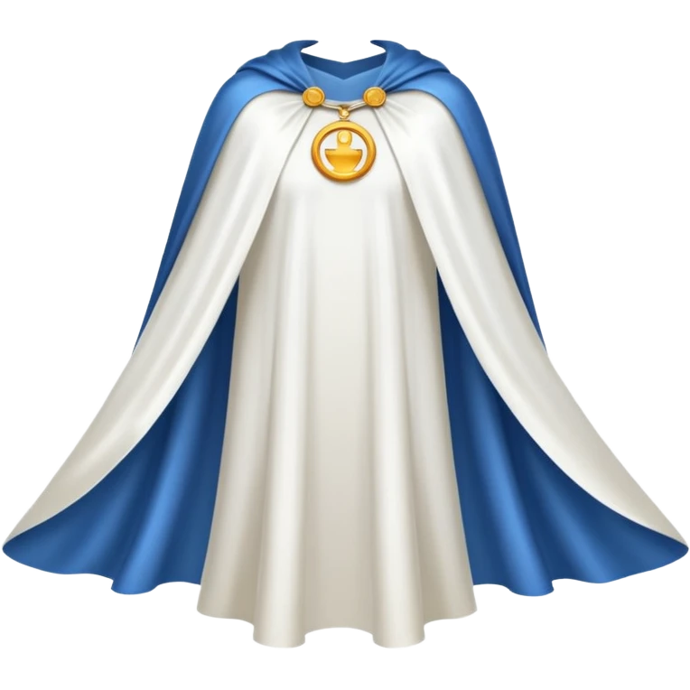 full white cape emoji
