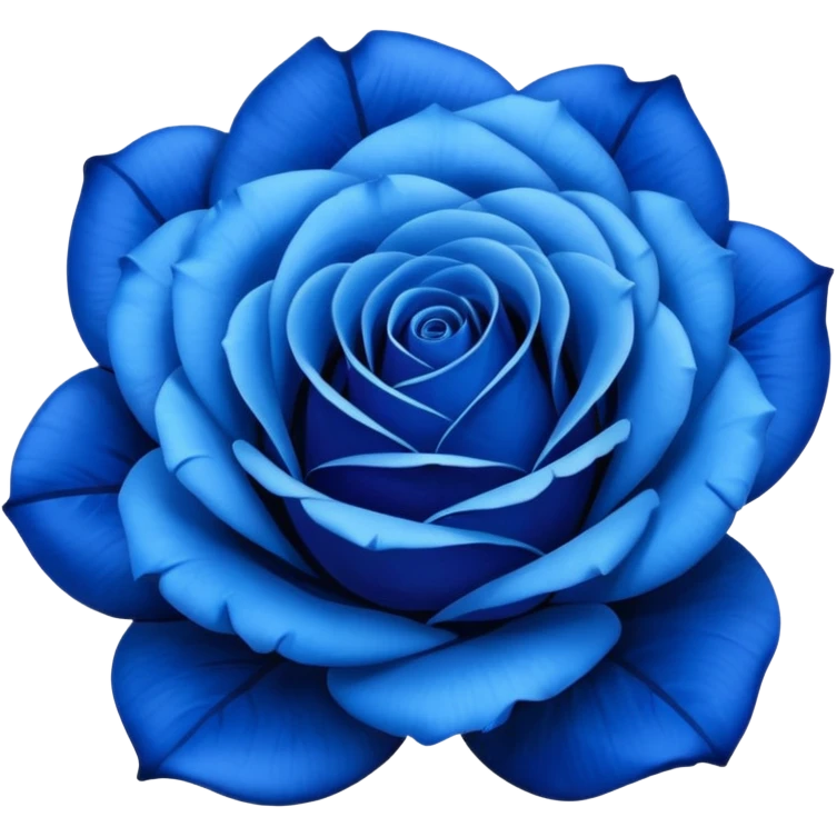 Blue roses emoji