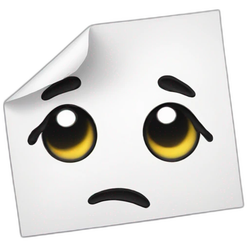 Tear a piece of paper  emoji