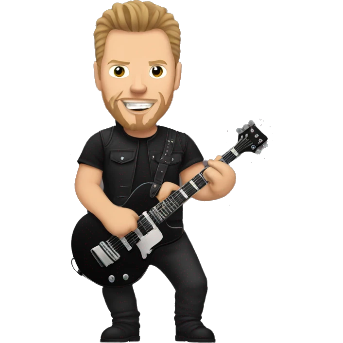 james hetfield with a cat emoji