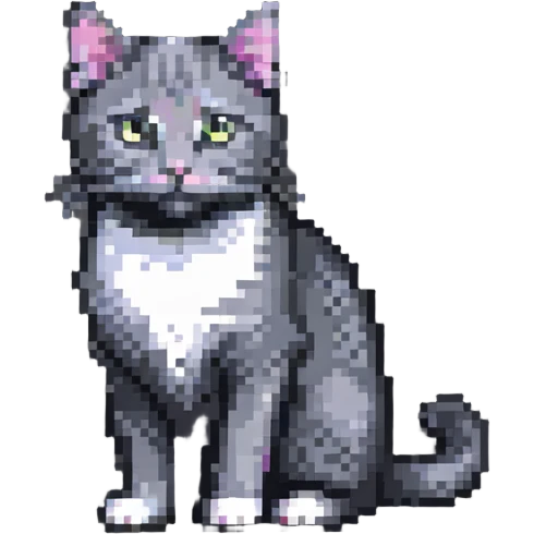 gray cat emoji