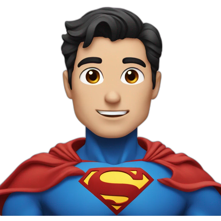 Superman in love emoji