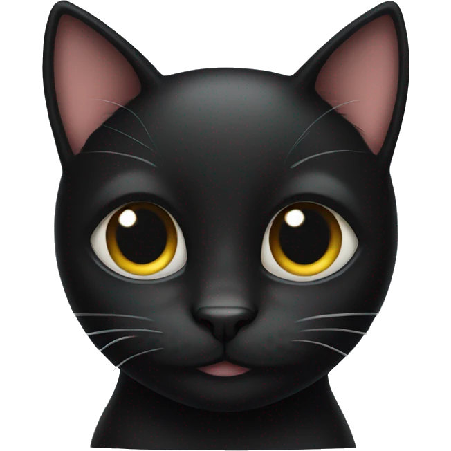 cute black cat emoji