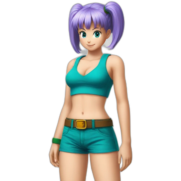 Bulma tiny waist emoji