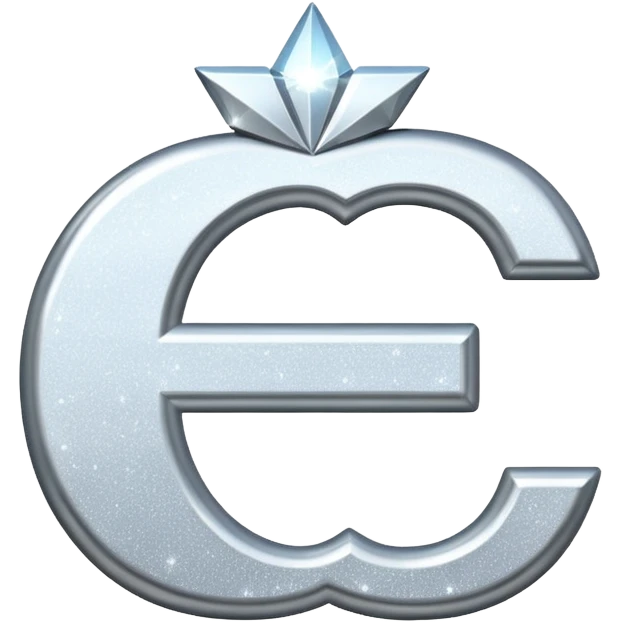 glitter white symbol bank emoji