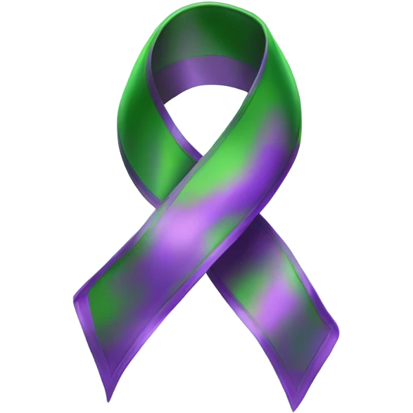 Green ribbon emoji