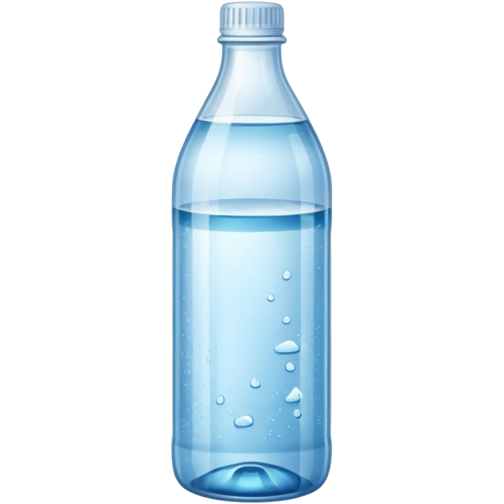 Botella de agua mineral emoji