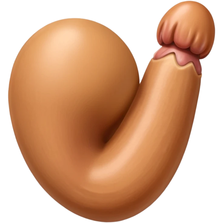 quiero q mi emoji sea una polla con testiculos pero de forma realista i con 2 testiculos pero q sea un pene emoji