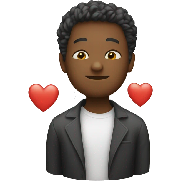 Love with you word emoji