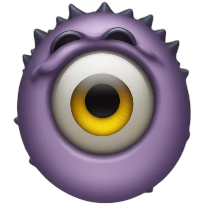 Monster company one eye emoji