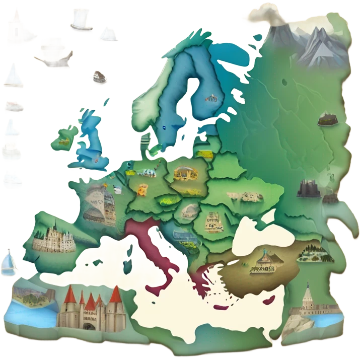 Guide d'europe emoji