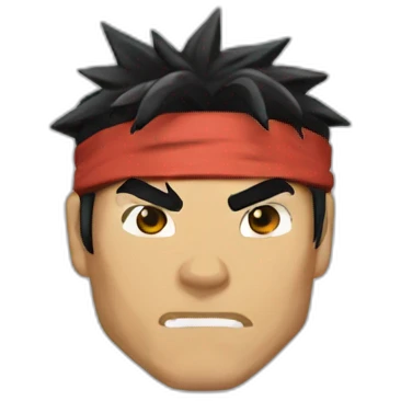 Ryu street fighter emoji