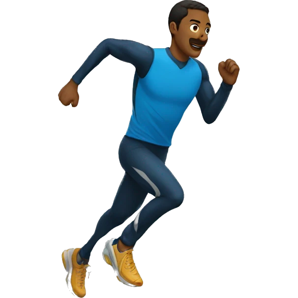 Run or i’ll catch you emoji
