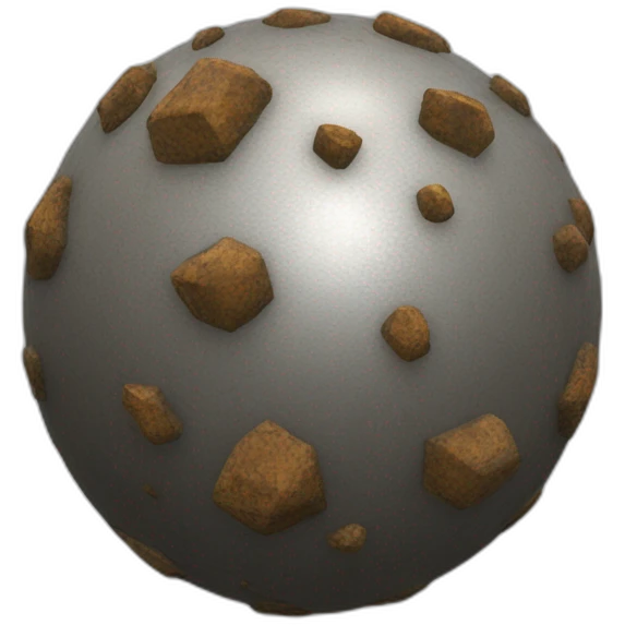 The small ball is deformed after corrosion emoji
