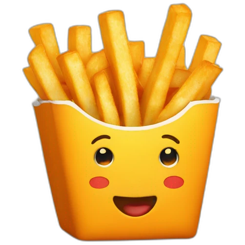 fries with cheddar emoji