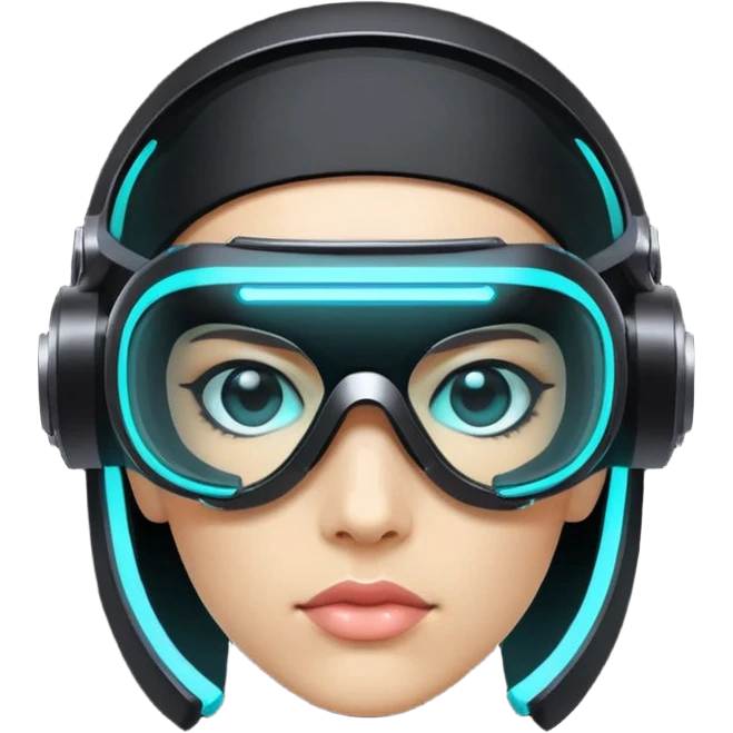 cyberpunk visor goggles  emoji