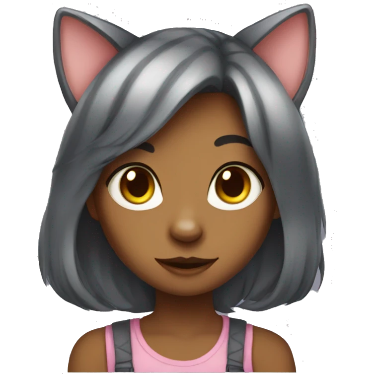 Cute Cat girl emoji