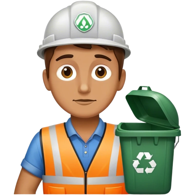 ￼ Trash collector emoji