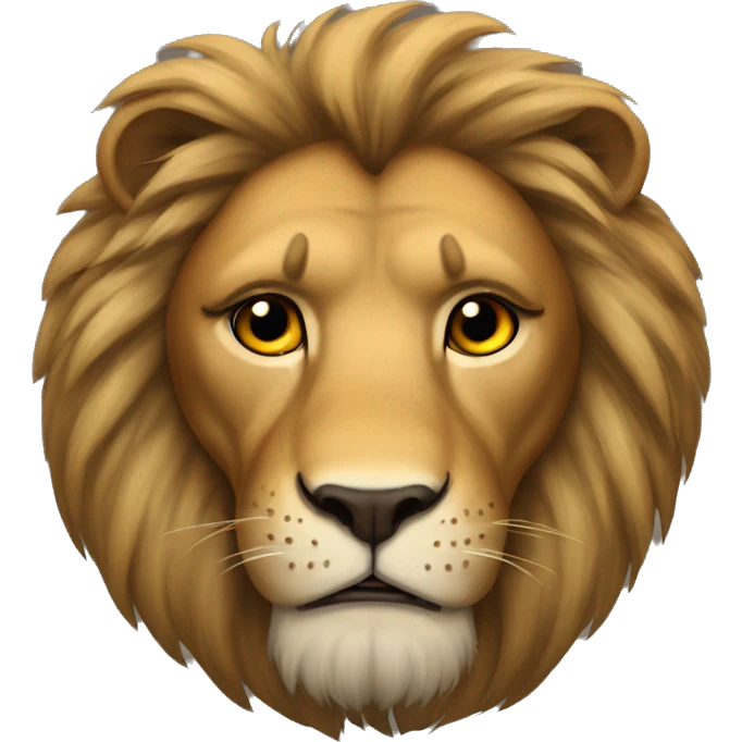 Lion with cry eyes  emoji
