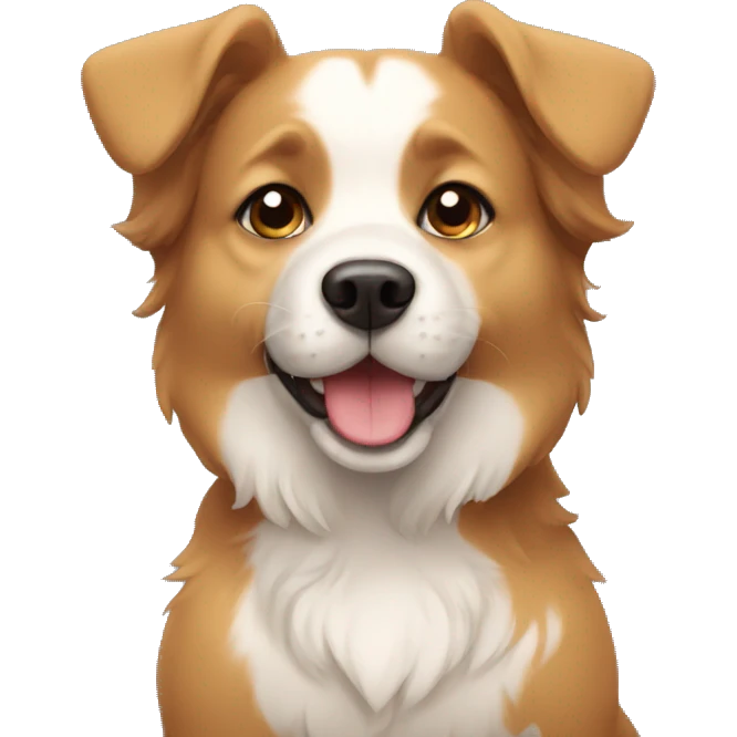 Cute dog emoji