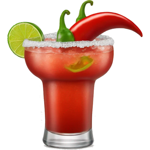 red chili margarita emoji