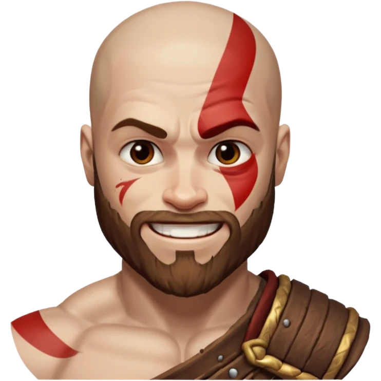kratos smıle young emoji