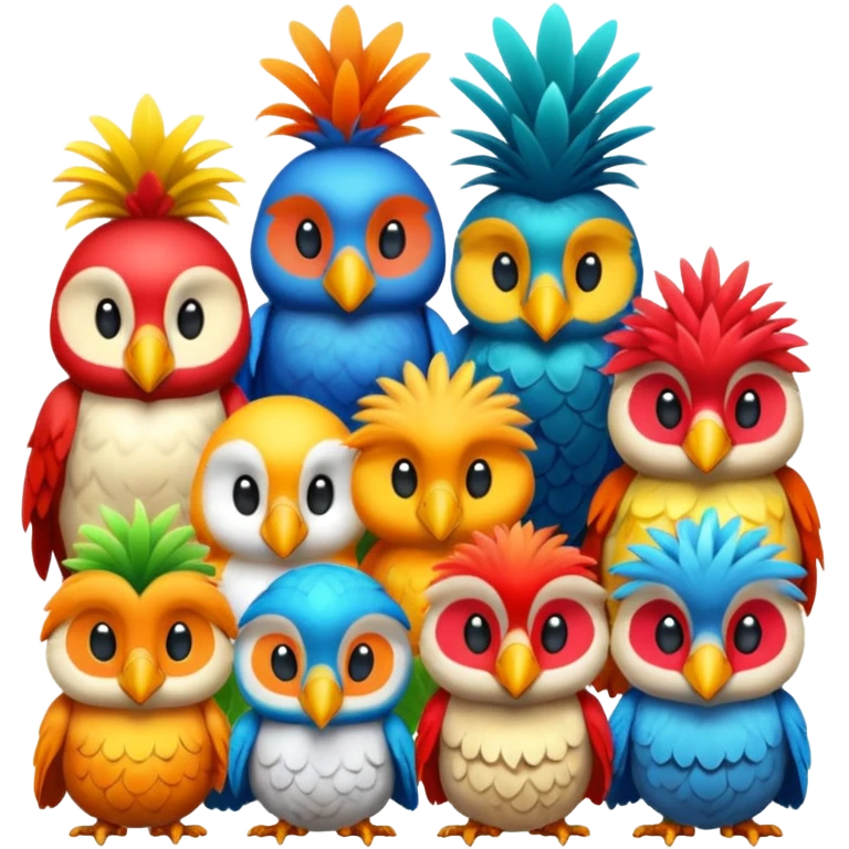 tropical animals emoji