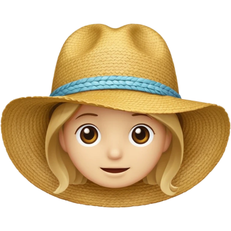 Straw hat emoji